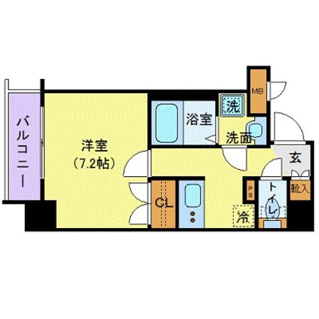 ロメック芝浦の物件間取画像